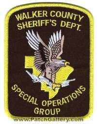 Walker County Sheriff's Department Special Operations Group (Alabama)
Thanks to BensPatchCollection.com for this scan.
Keywords: sheriffs dept