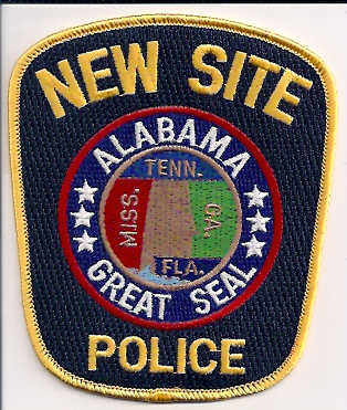 New Site Police (Alabama)
Thanks to EmblemAndPatchSales.com for this scan.
