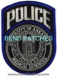 University of Arkansas Medical Sciences Police (Arkansas)
Thanks to BensPatchCollection.com for this scan.
