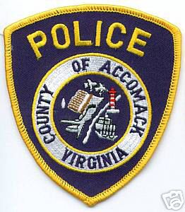 Accomack County Police
Thanks to apdsgt for this scan.
Keywords: virginia of