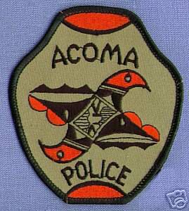 Acoma Police
Thanks to apdsgt for this scan.
Keywords: new mexico