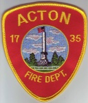 Acton Fire Dept (Massachusetts)
Thanks to Dave Slade for this scan.
Keywords: department