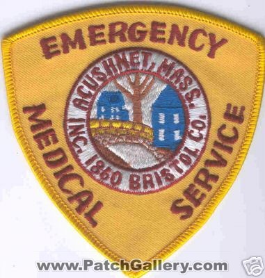 Acushnet Emergency Medical Service
Thanks to Brent Kimberland for this scan.
Keywords: massachusetts ems bristol county
