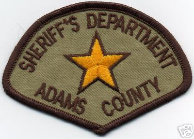 Adams County Sheriff's Department (Illinois)
Thanks to Jason Bragg for this scan.
Keywords: sheriffs
