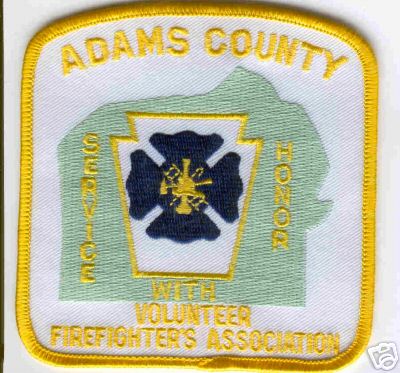 Adams County Volunteer Firefighters Association
Thanks to Brent Kimberland for this scan.
Keywords: pennsylvania