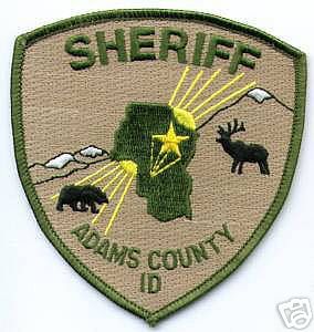 Adams County Sheriff
Thanks to apdsgt for this scan.
Keywords: idaho