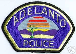 Adelanto Police
Thanks to apdsgt for this scan.
Keywords: california