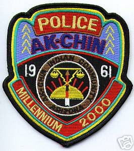 Ak-Chin Indian Community Police Millennium 2000
Thanks to apdsgt for this scan.
Keywords: arizona