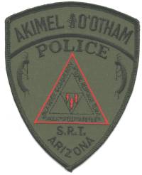 Akimel O'Otham Indian Police S.R.T. (Arizona)
Thanks to BensPatchCollection.com for this scan.
Keywords: ootham srt