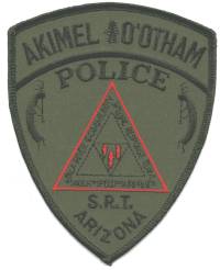 Akimel O'Otham Indian Police S.R.T. (Arizona)
Thanks to BensPatchCollection.com for this scan.
Keywords: ootham srt