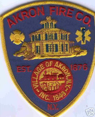 Akron Fire Co
Thanks to Brent Kimberland for this scan.
Keywords: new york company village of
