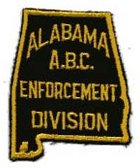 Alabama A.B.C. Enforcement Division
Thanks to BensPatchCollection.com for this scan.
Keywords: abc alcoholic beverage control police