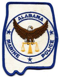 Alabama Marine Police
Thanks to BensPatchCollection.com for this scan.
