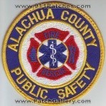 Alachua County Public Safety Fire Rescue Department (Florida)
Thanks to Dave Slade for this scan.
Keywords: dps dept.