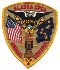 Alaska SPCA Animal Control Officer
Thanks to BensPatchCollection.com for this scan.
Keywords: police
