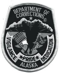 Alaska Department of Corrections
Thanks to BensPatchCollection.com for this scan.
Keywords: doc