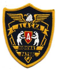 Alaska Highway Patrol
Thanks to BensPatchCollection.com for this scan.
Keywords: police