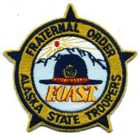 Alaska State Troopers Fraternal Order
Thanks to BensPatchCollection.com for this scan.
Keywords: police eoast
