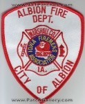 Albion Fire Department (Iowa)
Thanks to Dave Slade for this scan.
Keywords: dept. city of firemens association marshall co. county ia.