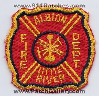 Albion Little River Fire Department (California)
Thanks to PaulsFirePatches.com for this scan.
Keywords: dept.