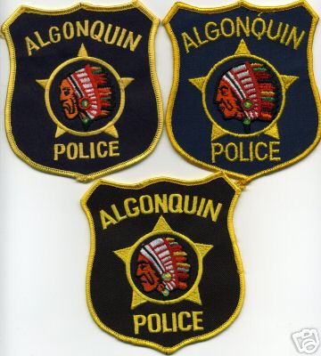 Algonquin Police (Illinois)
Thanks to Jason Bragg for this scan.
