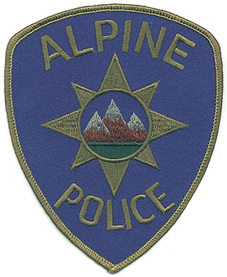 Alpine Police
Thanks to Alans-Stuff.com for this scan.
Keywords: utah