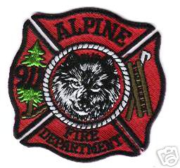 Alpine Fire Department
Thanks to Mark Stampfl for this scan.
Keywords: arizona