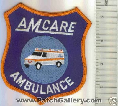 Amcare Ambulance (Massachusetts) (Defunct)
Thanks to Mark C Barilovich for this scan.
Defunct now Chaulk Ambulance
Keywords: ems