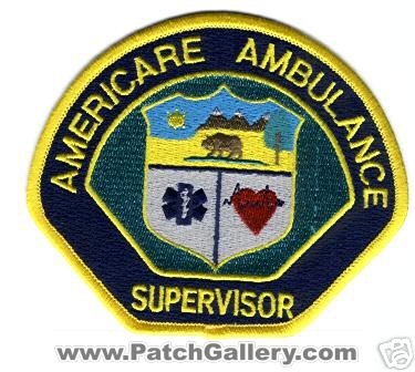 Americare Ambulance Supervisor
Thanks to Mark Stampfl for this scan.
Keywords: california ems