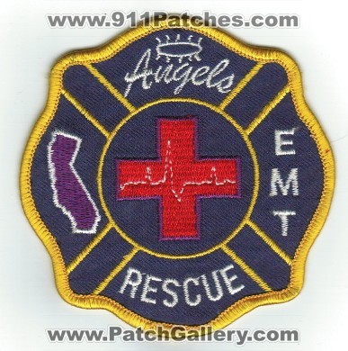Anaheim Fire Department EMT Rescue (California)
Thanks to PaulsFirePatches.com for this scan.
Keywords: dept. angels ems