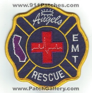 Anaheim Fire Department EMT Rescue (California)
Thanks to PaulsFirePatches.com for this scan.
Keywords: dept. angels ems