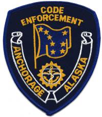 Anchorage Police Code Enforcement (Alaska)
Thanks to BensPatchCollection.com for this scan.
