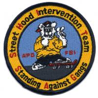 Anchorage Police Street Hood Intervention Team (Alaska)
Thanks to BensPatchCollection.com for this scan.
Keywords: apd fbi standing against gangs