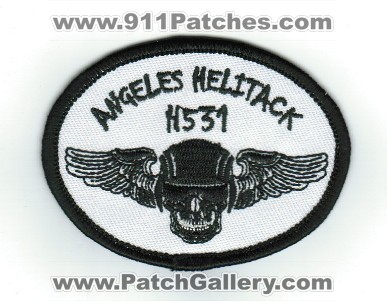 Angeles National Forest Helitack Wildland Fire (California)
Thanks to PaulsFirePatches.com for this scan.
Keywords: h531