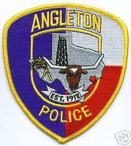 Angleton Police
Thanks to apdsgt for this scan.
Keywords: texas