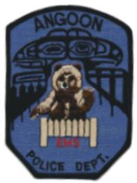 Angoon Police Dept (Alaska)
Thanks to BensPatchCollection.com for this scan.
Keywords: department