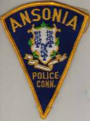Ansonia Police
Thanks to BlueLineDesigns.net for this scan.
Keywords: connecticut