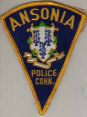 Ansonia Police
Thanks to BlueLineDesigns.net for this scan.
Keywords: connecticut