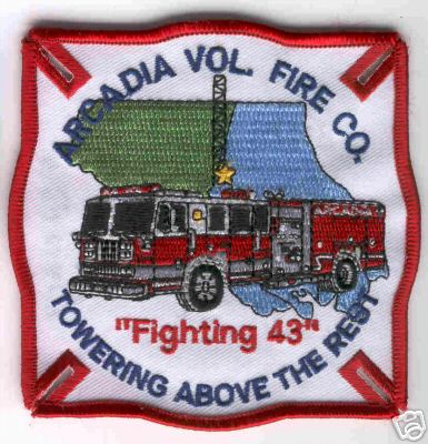 Arcadia Vol Fire Co
Thanks to Brent Kimberland for this scan.
Keywords: maryland volunteer company 43
