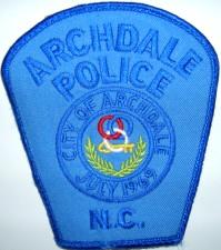 Archdale Police
Thanks to Chris Rhew for this picture.
Keywords: north carolina city of