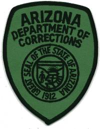 Arizona Department of Corrections
Thanks to BensPatchCollection.com for this scan.
Keywords: police doc