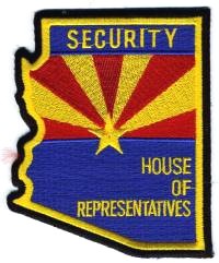 Arizona House of Representatives Security
Thanks to BensPatchCollection.com for this scan.
Keywords: police state