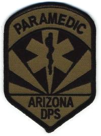 Arizona State Department of Public Safety Paramedic
Thanks to BensPatchCollection.com for this scan.
Keywords: police dps emt ems