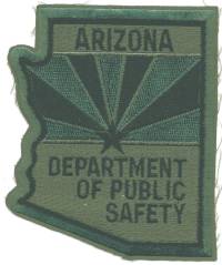 Arizona State Department of Public Safety
Thanks to BensPatchCollection.com for this scan.
Keywords: police dps