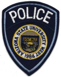 Arizona State University West Police
Thanks to BensPatchCollection.com for this scan.
