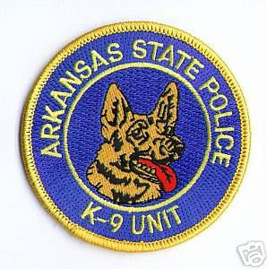 Arkansas State Police K-9 Unit
Thanks to apdsgt for this scan.
Keywords: k9