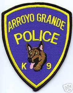 Arroyo Grande Police K-9
Thanks to apdsgt for this scan.
Keywords: california k9