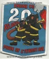 Atlanta Fire Engine Company 20 (Georgia)
Thanks to Mark Hetzel Sr. for this scan.
Keywords: co.