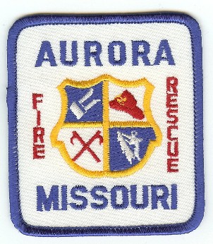 Aurora Fire Rescue
Thanks to PaulsFirePatches.com for this scan.
Keywords: missouri