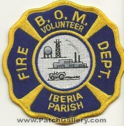 BOM Volunteer Fire Department (Louisiana)
Thanks to Mark Hetzel Sr. for this scan.
Keywords: b.o.m. dept. iberia parish
